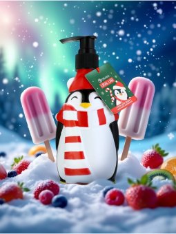 Гель подарочный "Пингвинчик", фруктовое мороженое