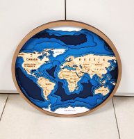 Карта мира. Ручная работа