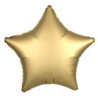 Шар фольгированный 18" «Звезда», золото матовое