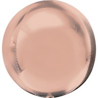 Шар фольгированный Круг 18", Розовое золото
