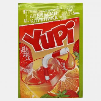 Растворимый напиток YUPI Апельсин-клубника