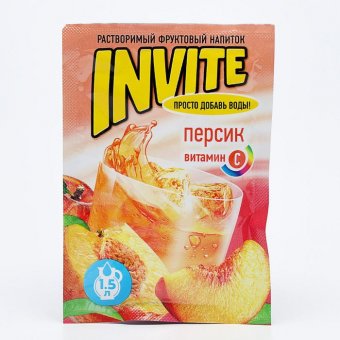 Растворимый напиток Invite персик