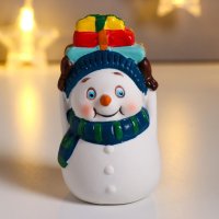 Фигурка "Снеговик с подарками"