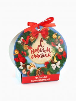 Подарочный чай «С новым годом», ассорти, 7 шт.
