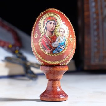 Яйцо сувенирное "Богоматерь Смоленская"