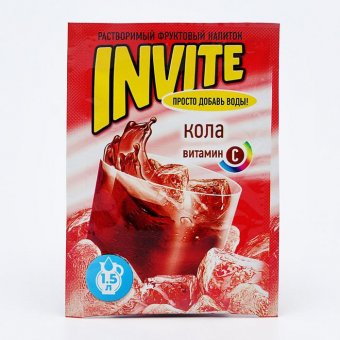 Растворимый напиток Invite кола