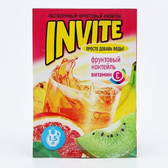 Растворимый напиток Invite фруктовый коктейль