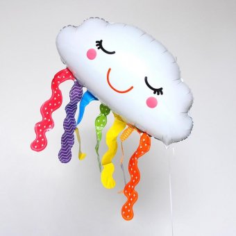 Шар фольгированный 24" «Облако с дождиком»