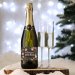 Наклейка на бутылку "Шампанское Новогоднее", 12х8 см, в ассорт
