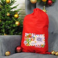Мешок Деда Мороза «Срочная доставка подарков», 40х60 см