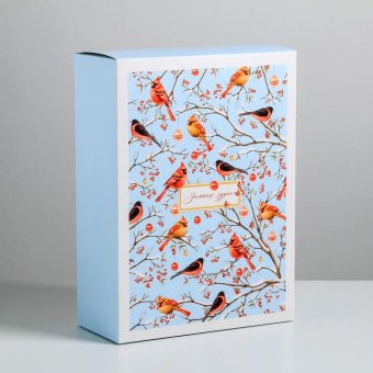Коробка складная «Новогодний подарок», 22×30×10 см